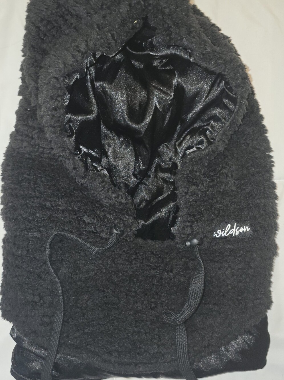 Wildfox Black Faux-Sherpa Hooded Vest4.